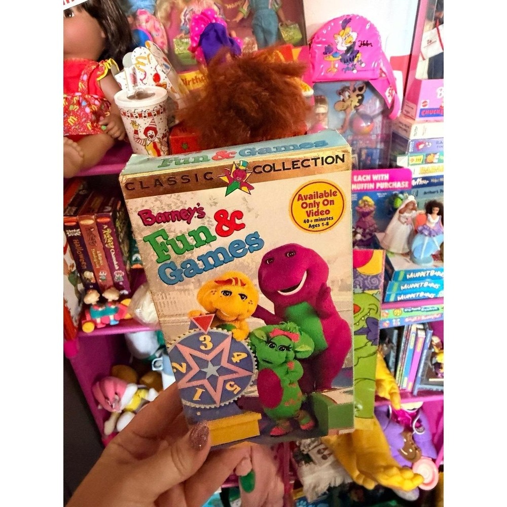 Barney fun & games vhs